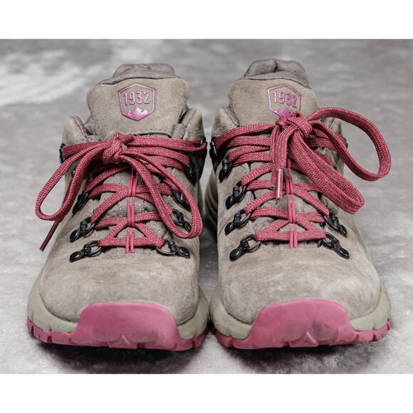 Danner Dry Mountain 600 Low Outdoor Hiking Shoes Gray Suede Plum Womens Size 7.5 - Picture 2 of 16